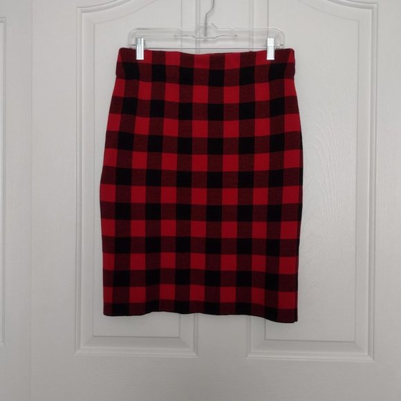 Chaps Women's pull on plaid skirt - Picture 5 of 8